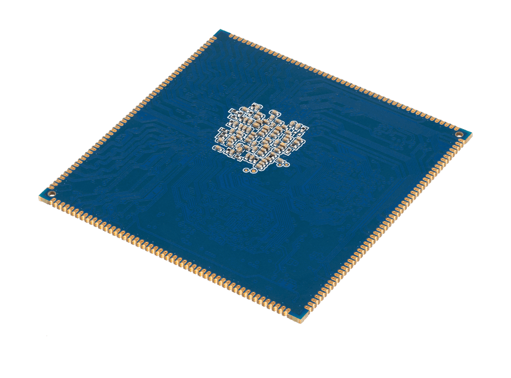 Bottom view of Rockchip RK3399 System on Module