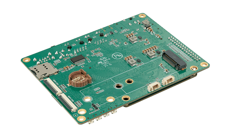 RK3562 development board bottom view